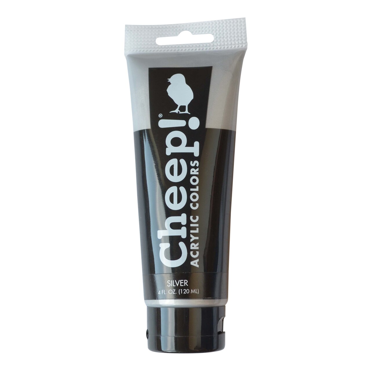 Cheep! Acrylic Paints, 4 oz. Tube - Silver, Perfect for Artists - Quality Acrylic Paint Heavy Body Paint Artist and Student